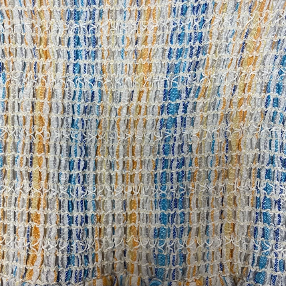 REFORMATION Marbella Striped  linen midi dress - Picture 6 of 8